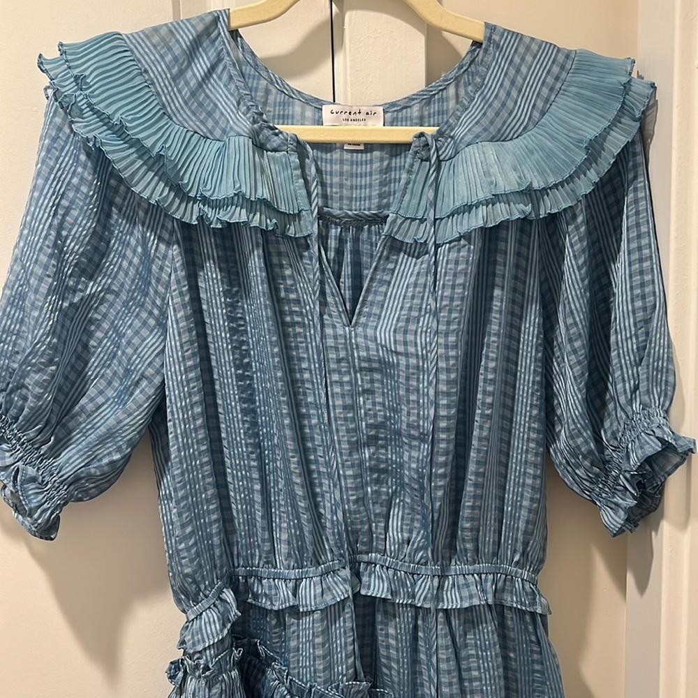 NWOT Current Air Ruffle Maxi Dress
